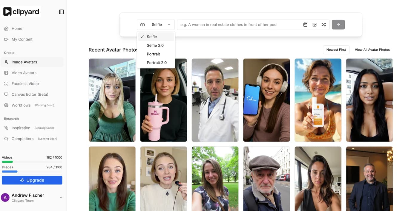 Create Custom AI UGC Creators