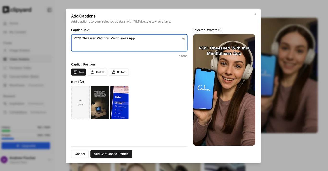 AI Talking Head and Gesture Videos for UGC