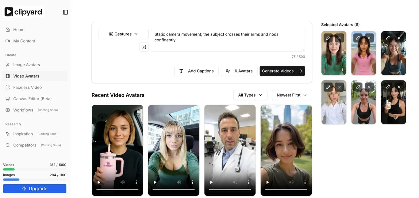 Bulk Generate AI Video Ads